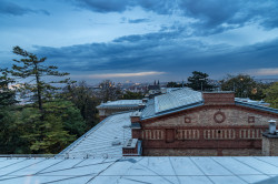 Blick von der Wettergalerie auf Wien